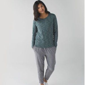 Lululemon & Go City Pullover Heathered Green - Size 10